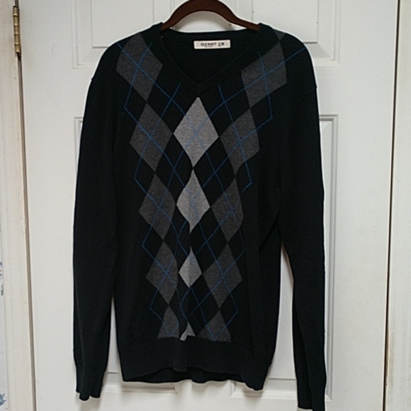 Old Navy Other - Old Navy Black Argyle Sweater